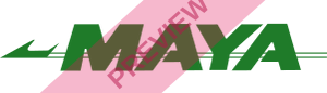 Maya Island Air Rectangular logo