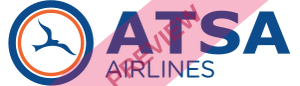 ATSA Airlines Rectangular logo