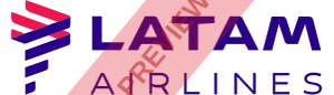 LATAM Airlines Colombia Rectangular logo