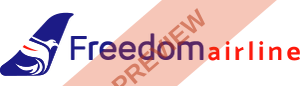Freedom Airline Express Rectangular logo
