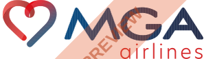 Mavi Gok Airlines Rectangular logo