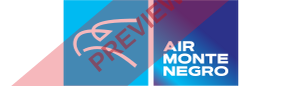 Air Montenegro Rectangular logo