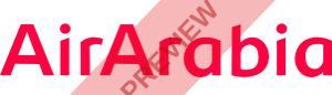 Air Arabia Dammam Rectangular logo