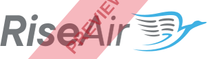 Rise Air Rectangular logo
