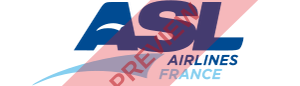 ASL Airlines France Rectangular logo