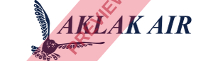 Aklak Air Rectangular logo