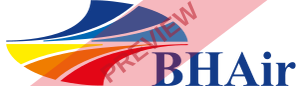 BH Air Rectangular logo