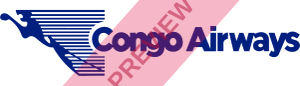 Congo Airways Rectangular logo