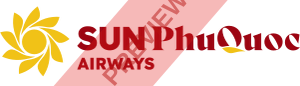 Sun PhuQuoc Airways Rectangular logo