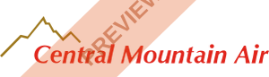 Central Mountain Air Rectangular logo