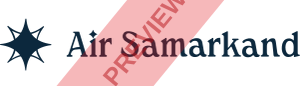 Air Samarkand Rectangular logo