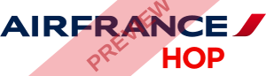 Air France Hop Rectangular logo