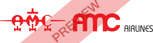 AMC Airlines Rectangular logo