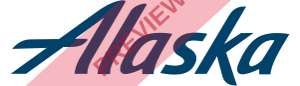 Alaska Airlines Rectangular logo