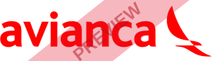 avianca airlines Rectangular logo