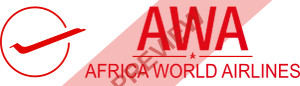 Africa World Airlines Rectangular logo