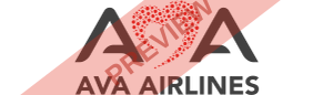 Ava Airlines Rectangular logo