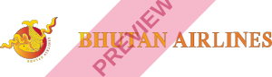 Bhutan Airlines Rectangular logo