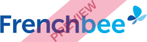 French Bee Rectangular logo