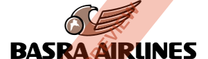 Basra Airlines Rectangular logo
