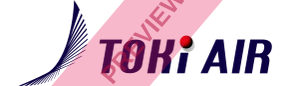Toki Air Rectangular logo