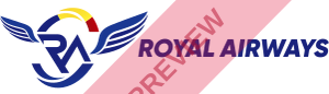 Royal Airways (Chad) Rectangular logo