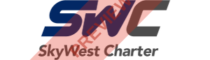 SkyWest Charter Rectangular logo