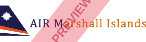 Air Marshall Islands Rectangular logo