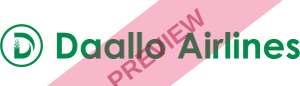 Daallo Airlines Rectangular logo
