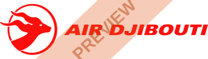 Air Djibouti Rectangular logo