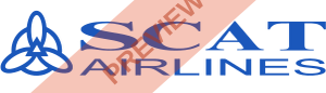 SCAT Airlines Rectangular logo
