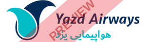 Yazd Airways Rectangular logo
