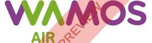 Wamos Air Rectangular logo