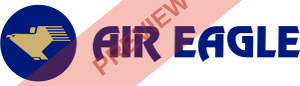 Air Eagle Rectangular logo
