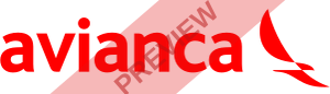 avianca express Rectangular logo