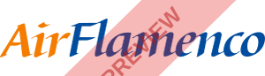 Air Flamenco Rectangular logo