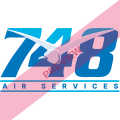 748 Air Services Square logo