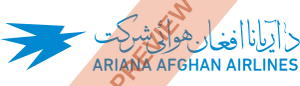 Ariana Afghan Airlines Rectangular logo