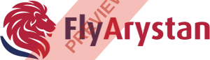FlyArystan Rectangular logo