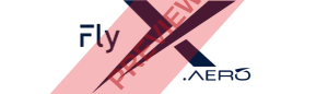 FlyX Aero Rectangular logo