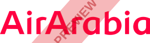 Air Arabia Rectangular logo