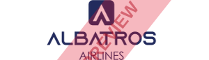Albatros Airlines Rectangular logo