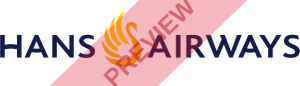 Hans Airways Rectangular logo