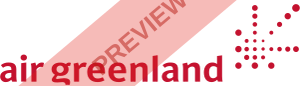 Air Greenland Rectangular logo