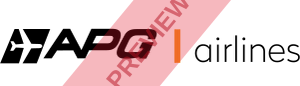APG Airlines Rectangular logo