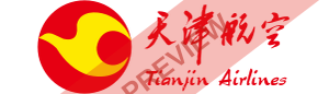 Tianjin Airlines Rectangular logo