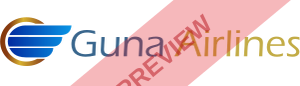 Guna Airlines Rectangular logo