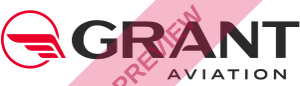 Grant Aviation Rectangular logo