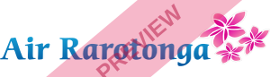 Air Rarotonga Rectangular logo