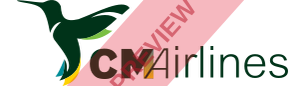 CM Airlines Rectangular logo